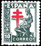 Spain 1946 Pro Tuberculous 10 CTS Green Edifil 1009